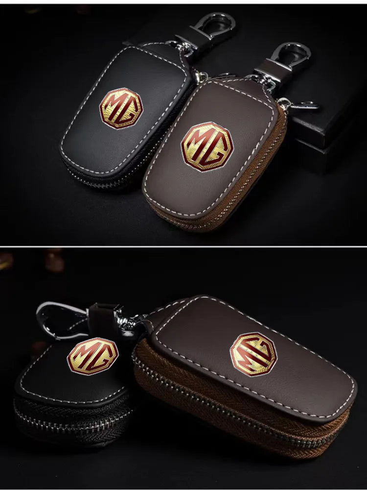 غطاء مفتاح جلدي لسيارات MG