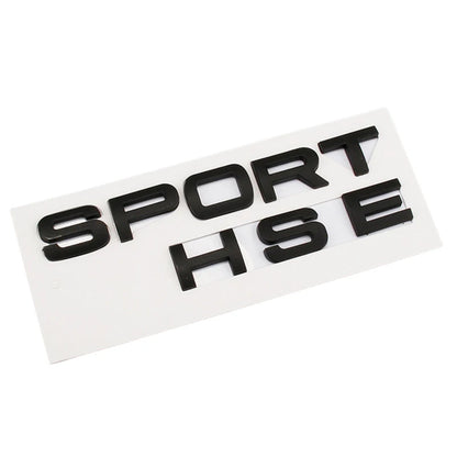 3D ABS Logo Sport HSE Emblem Letters Car Trunk Badge For Land Rover Range Rover L320 Discovery Sport HSE Sticker Accessories