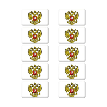 10pcs Epoxy UK United Kingdom Flag Sticker Car Interior Decoration Decal for Jaguar XE XF XJ Land Rover Range Rover Evoque Badge