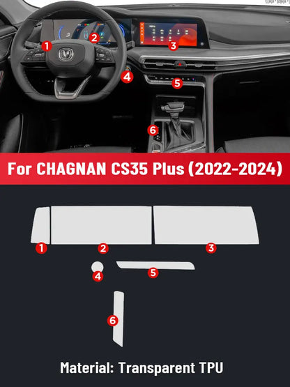 فيلم حماية شاشة TPU لـ Changan CS35 Plus