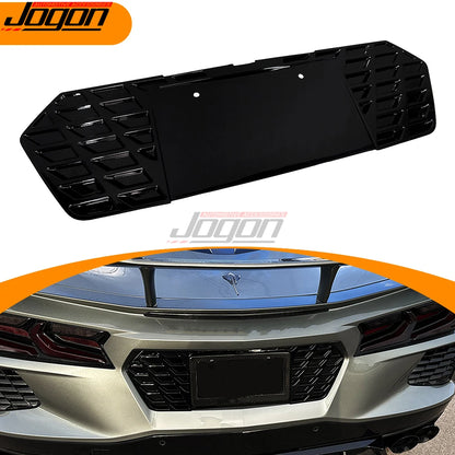 غطاء لوحة الأرقام الخلفية لشفروليه كورفيت C8 Stingray / Z51 (2020-2025) – ABS