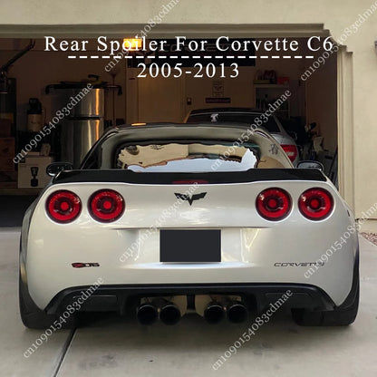 جناح خلفي ZR1 Style لشفروليه كورفيت C6 / Z06 / Grand Sport (2005-2013) – ABS أسود لامع