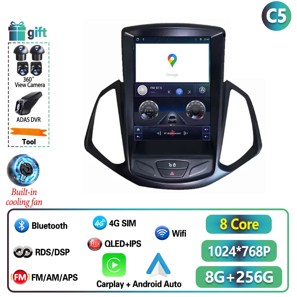 شاشة أندرويد 16 لفورد EcoSport (2013-2017)
