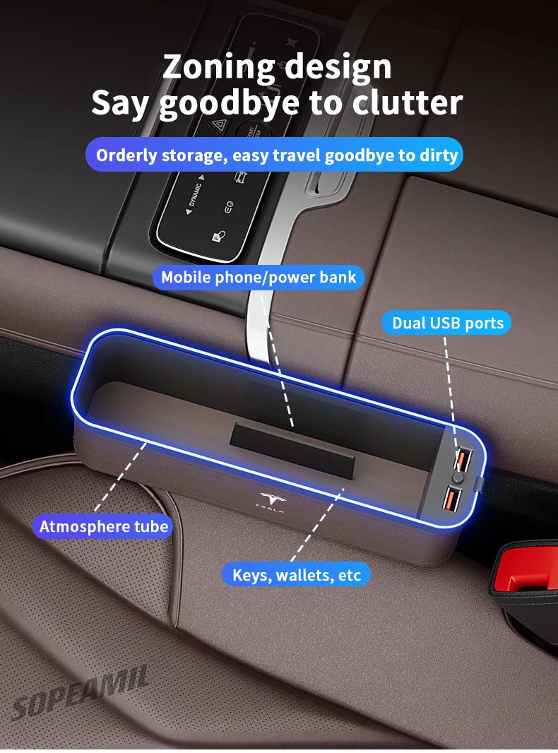 منظم منفذ USB لتسلا