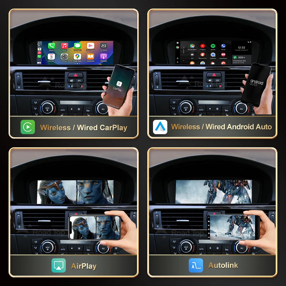 شاشة CarPlay لاسلكية 8.8 إنش لسيارات BMW