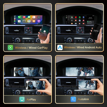 شاشة CarPlay لاسلكية 8.8 إنش لسيارات BMW