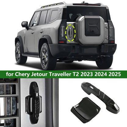 ديكور مقبض الباب الخلفي لجيب جيتور T2 / Jetour Traveller (2023-2025) – قطعتان