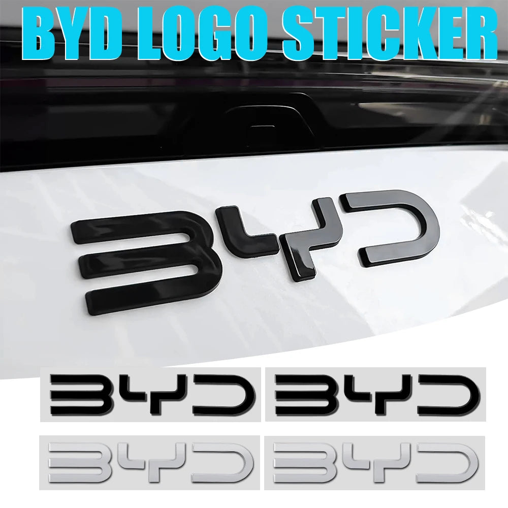 شعارات حروف أمامية وخلفية لـ BYD