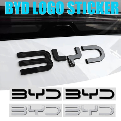 شعارات حروف أمامية وخلفية لـ BYD