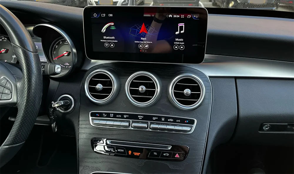 شاشة أندرويد لمرسيدس C-Class (W205)