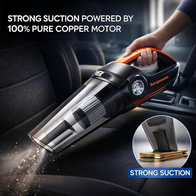 2-in-1 Car Vacuum Cleaner & Tire Inflator